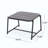 Modern Outdoor Metal Chat Set With Durable Frame And Open Slat Design For Stylish Patio Seating-527479273