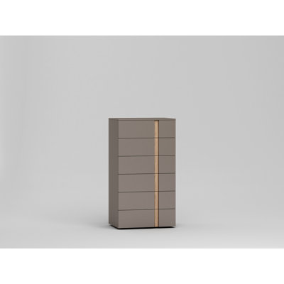 Terry Solid Wood 50cm W 6 - Drawer Chest of Drawers