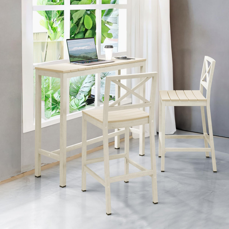 Table de bar d'extérieur, Sable