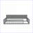 Twin XL Size Pine Wood Platform Bed with Storage Cabinets &amp; USB Ports, Gray – No Box Spring Needed-735897566