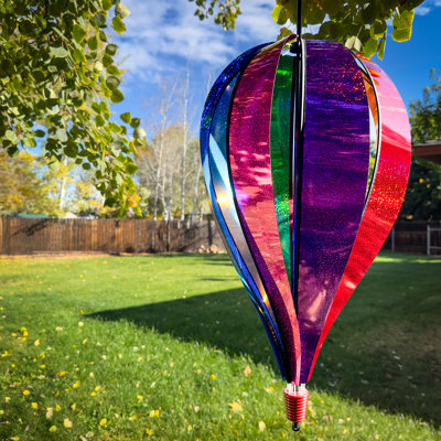 Montgolfière 8 panneaux Jumbo Rainbow Glitter