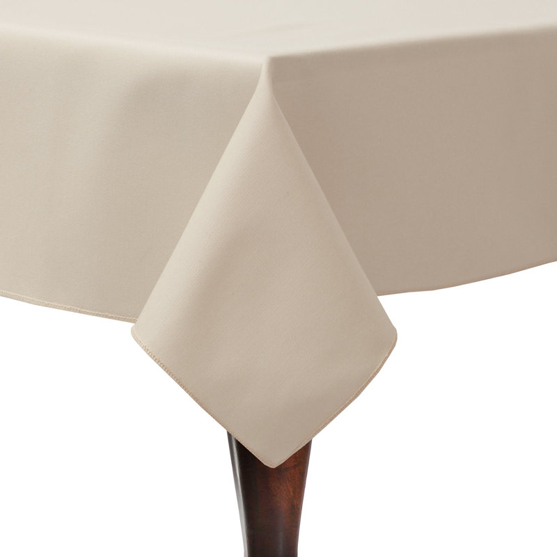 Jasmin Rectangular Tablecloth, 5, Beige, 108" x 60"