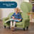As We Grow Sofa - Sage with Black Legs-134073207-72467421