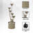 Lark Manor™ 35" Tall Metal Sculptural Multi-Tier Flower Water Fountain, Silver