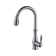 Lyon Brushed Nickel Pullout Kitchen Sink Faucet Stylish and Functional with a Modern Touch