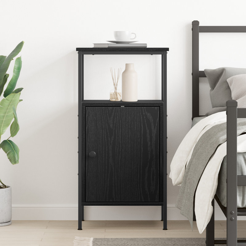 41cm W Manufactured Wood Bedside Table