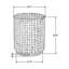 Abbie Coconut Shell Drum End Table-1328603437