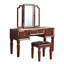 Ensemble de meuble-lavabo classique luxueux avec tabouret