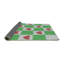 Tapis vert/rouge à motifs-1174262304