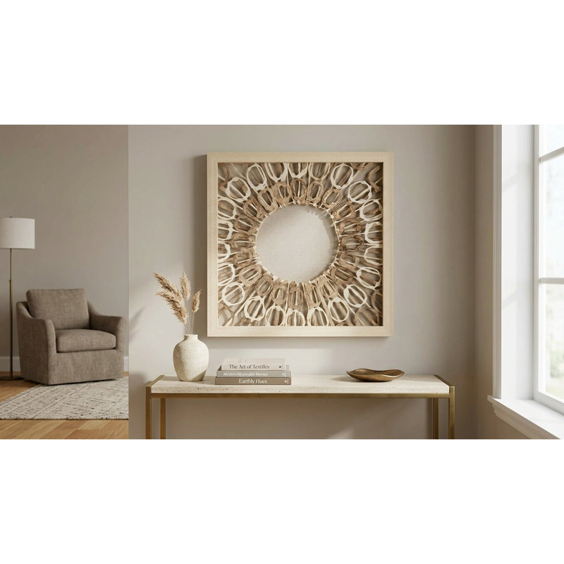 Handmade Abstract Wall Decor on Paper