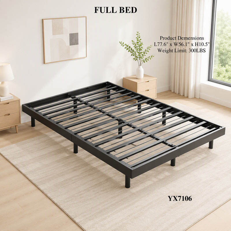Lit plateforme flottant Modern, Full / Double