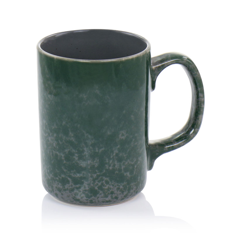 Gibson Assorted Reactive Glaze Ceramic Mug Set, 18oz, 4-Piece
