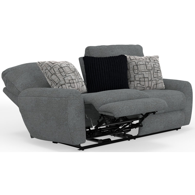 Causeuse inclinable électrique Beyla, Gris chenille