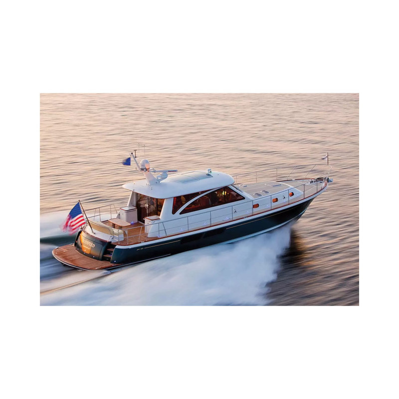 Hunt 52 Yacht At Sea, Newport, Rhode Island, USA IV - Wrapped Canvas Print, 20.32 cm H x 30.48 cm W