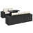 Vidaxl Garden Sofa Set Black