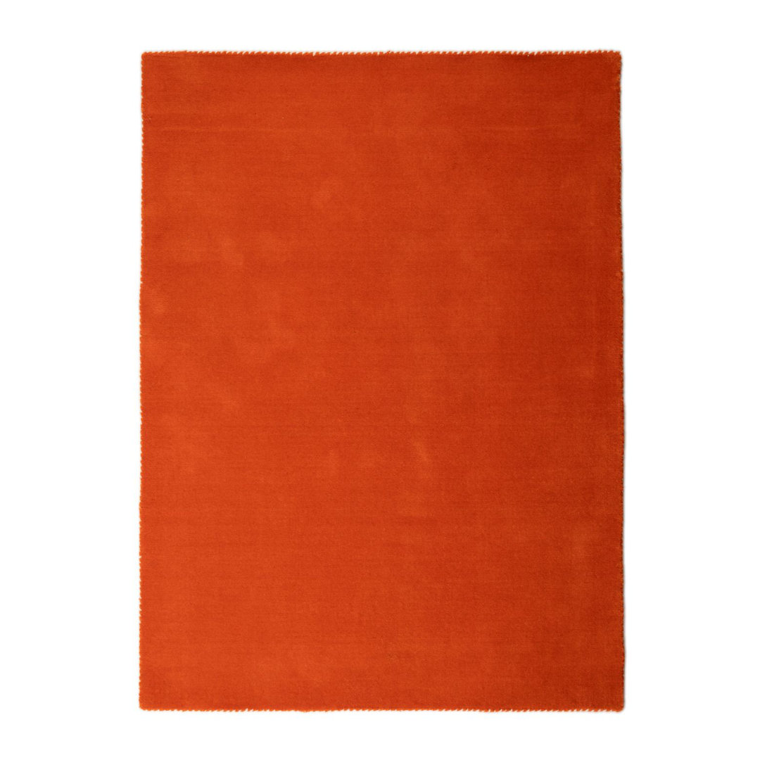 Solid Colour Wool Hand Woven Area Rug