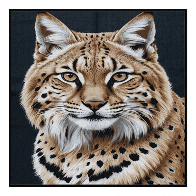 Washable Canadian Lynx Big Cats Area Rug