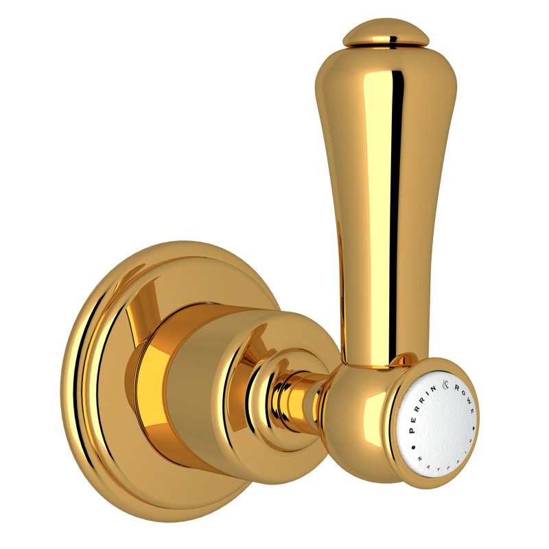Georgian Era Trim for Volume Control and Diverter, Unlacquered Brass