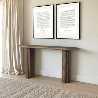 Retro Minimalist Console Table