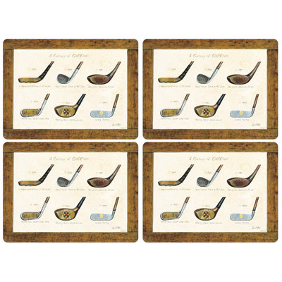 Pimpernel, une histoire de napperons de golf 15,7 po x 11,7 po