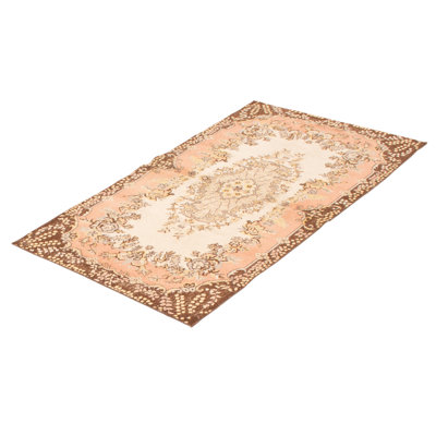 Malaylah One-of-a-Kind 3'9" X 6'8" 2000s Wool Area Rug in Cream