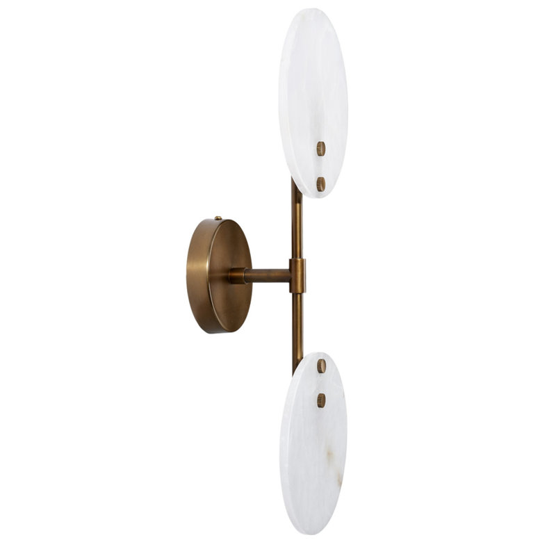 Oracle 2 - Light Armed Sconce, Antique Brass