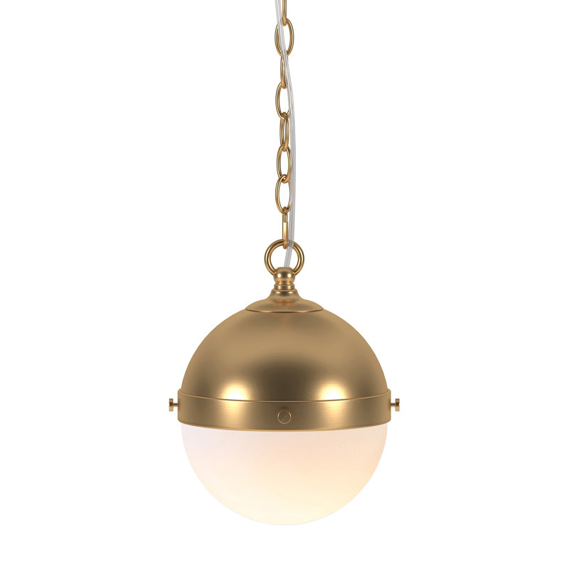 Luminaire suspendu 1 lumière Kiyonori Gianne, Laiton