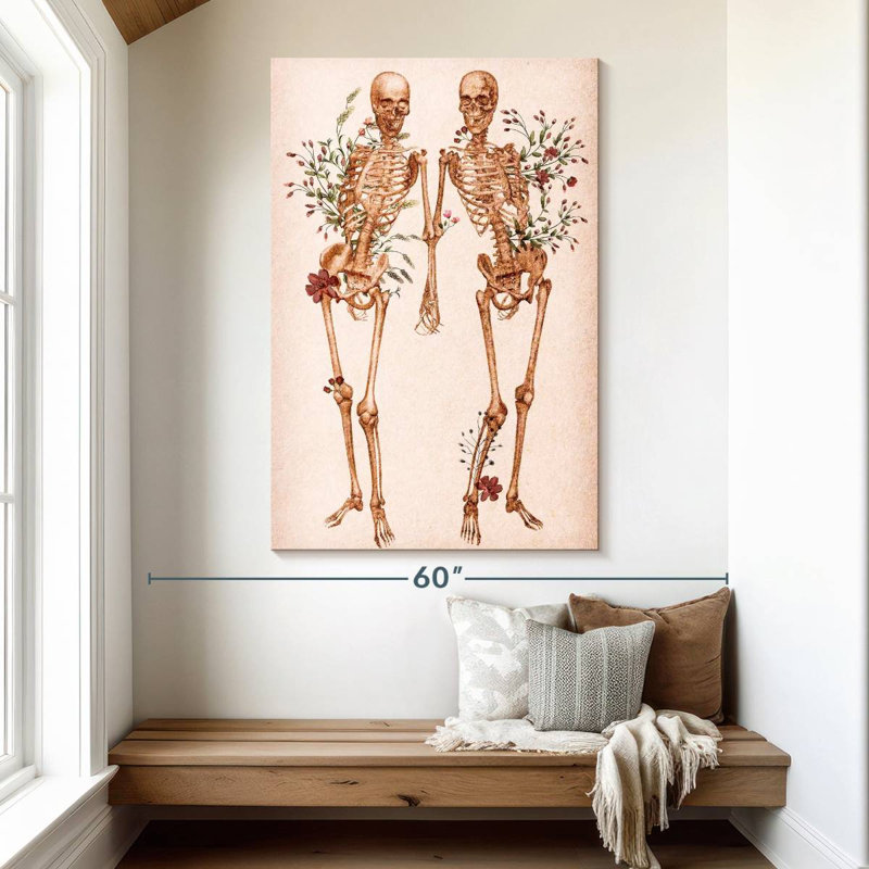 Keiri Skeleton Couple, 51" H x 34" W