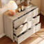Commode 3 tiroirs L 35,4 po Lysiane-126693420