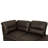 Lebrun 112" Wide Faux Leather Reversible Sofa & Chaise with Ottoman-2071554779