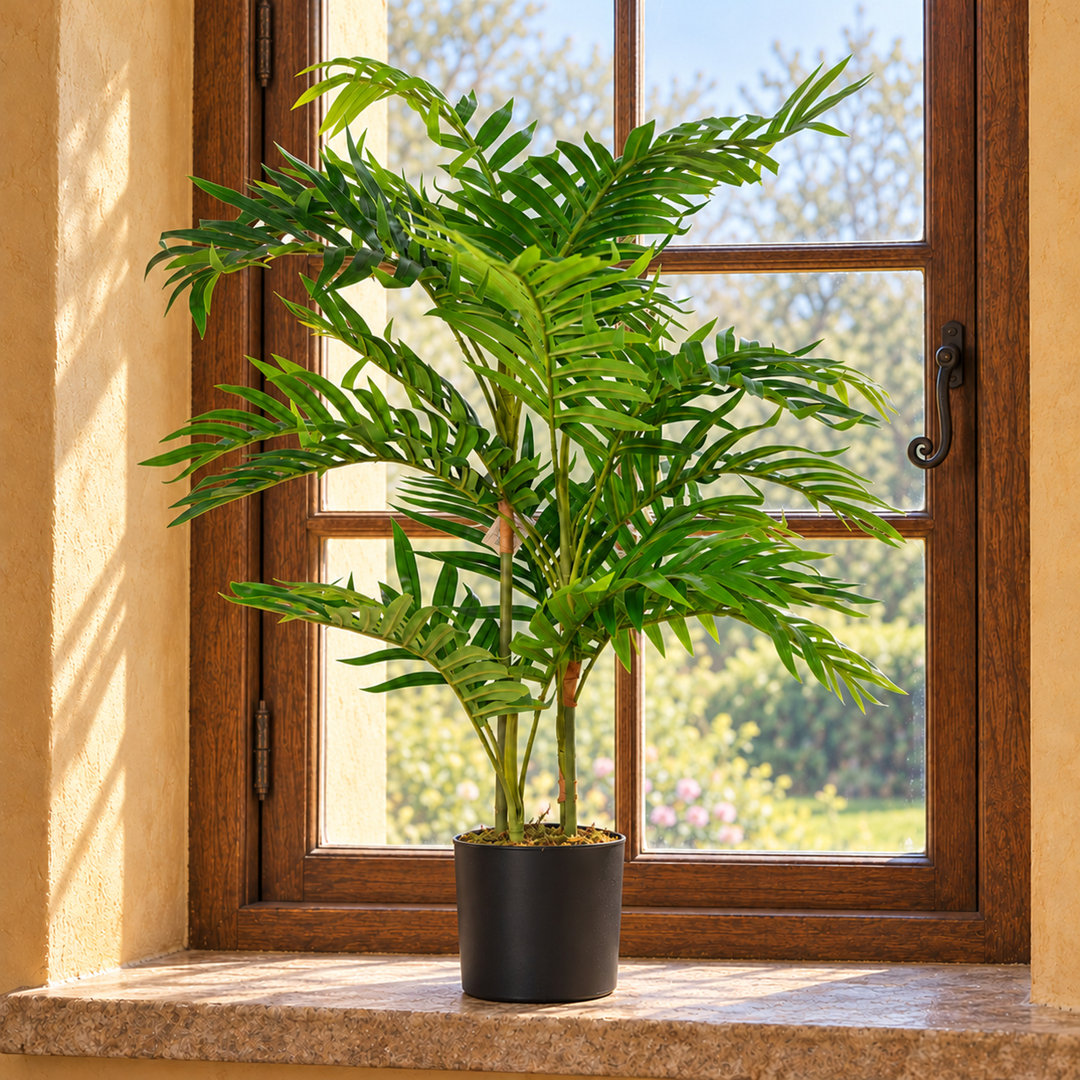 Leaf Unisex Green 80Cm Design Uk Large Realistic Artificial Palm Tree Areca In - Image 5