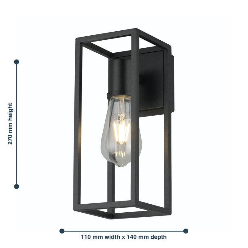 Narayanan 27cm H Outdoor Wall Lantern