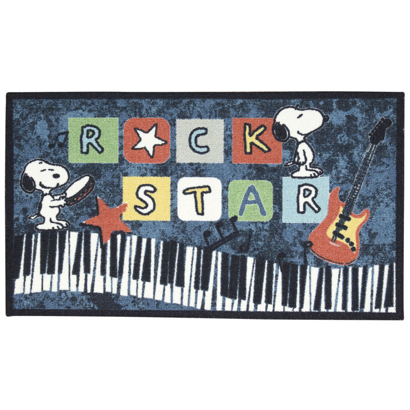Peanuts Non-Slip Outdoor Doormat, Rectangle 2'2" x 3'9"