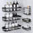 Shower Caddy Set Of 6 With Hook