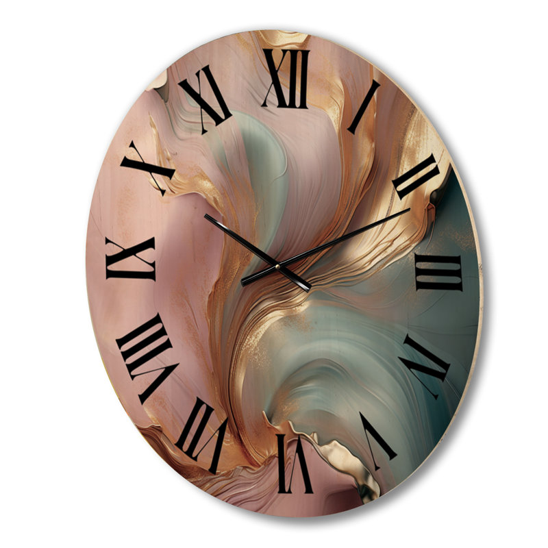 Horloge murale en bois exquise Harmony, Moyenne