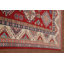 Red Geometric Kazak Oriental Area Rug 6x10
