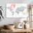 Keiri Labeled Pastel World Map-108158732