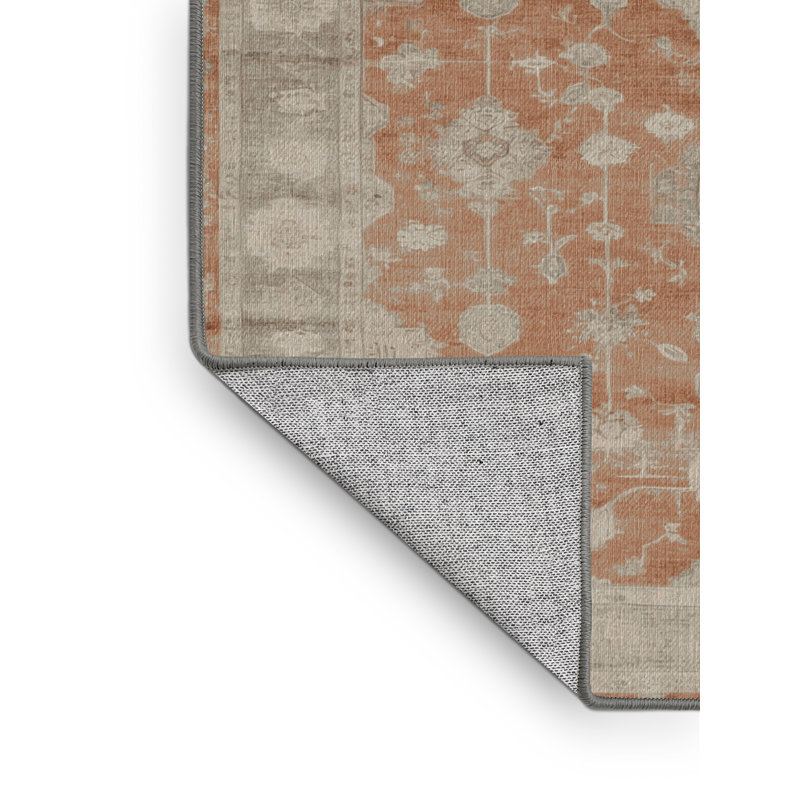 Tapis gris lavable à la machine