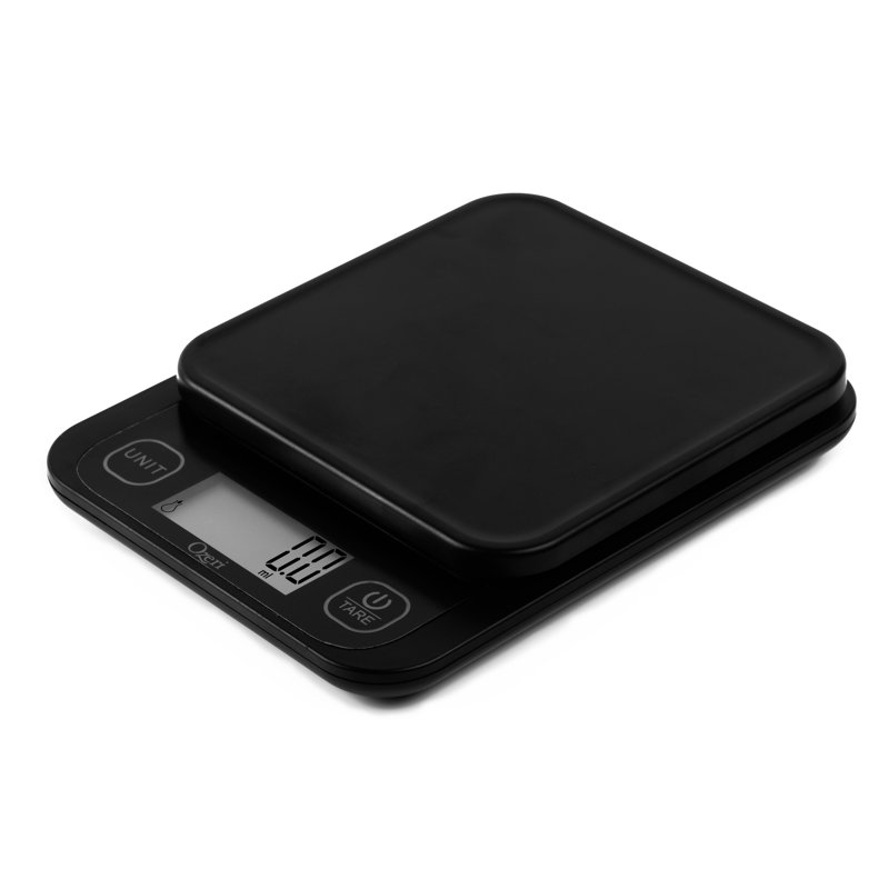 Ozeri Garden and Kitchen Scale II, with 0.1 g (0.005 oz) 420® Variable Graduation Technology®, Black