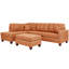 Ensemble de canapé modulaire réversible 3 pièces avec repose-pieds-520911551