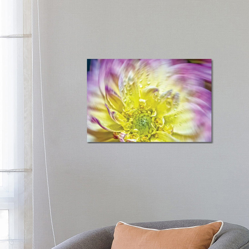 Spin up of a Yellow Dahlia 1 Piece Wrapped Canvas Wall Art, 45.72cm H x 66.04cm W x 1.905cm D