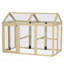 Grand poulailler en bois avec portes à perchoirs à conception combinable pour la cour arrière-1065489147