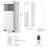 Gymax 8000 BTU Portable Air Conditioner with Dehumidifier Function and Fan