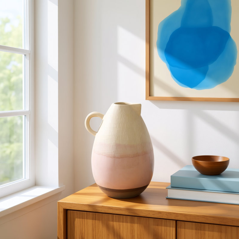 Bloomingville Decorative Ceramic Pitcher