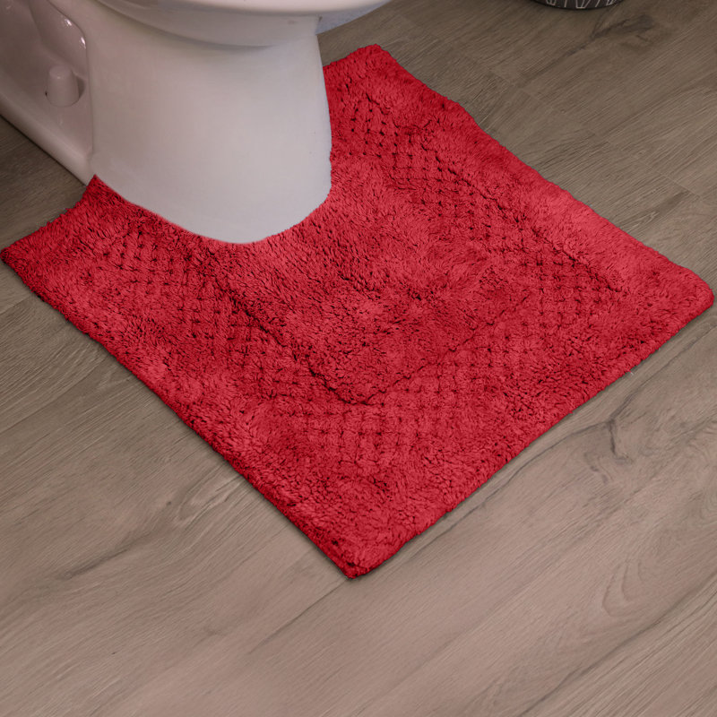 Tapis doux en coton Classy, Red