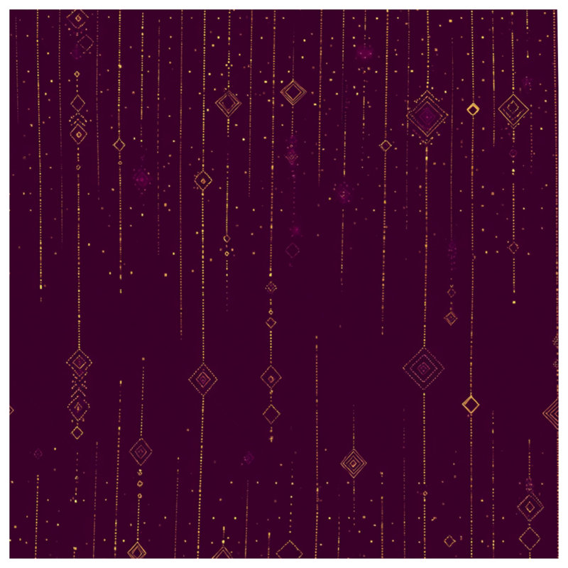 Édredon géométrique abstrait à motifs géométriques, Simple extra long