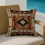 Coussin décoratif intérieur et extérieur d'inspiration rustique en cuir style cow-boy Southwestern-115084564-115084588