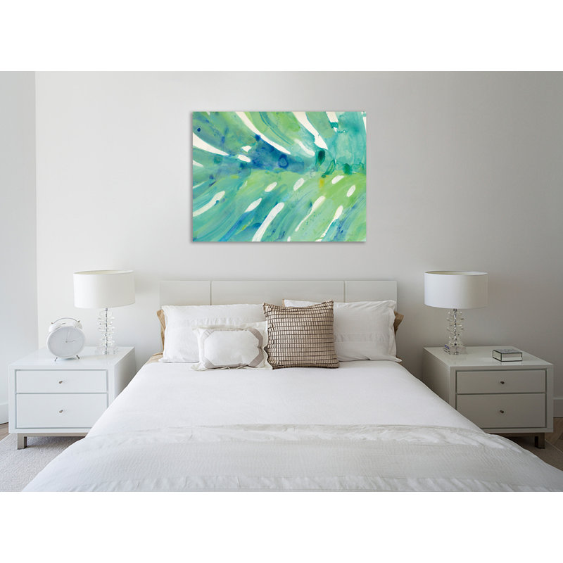 «Tropical Delight», toile tendue par Albena Hristova, H 12 po x l 16 po x P 1,5 po