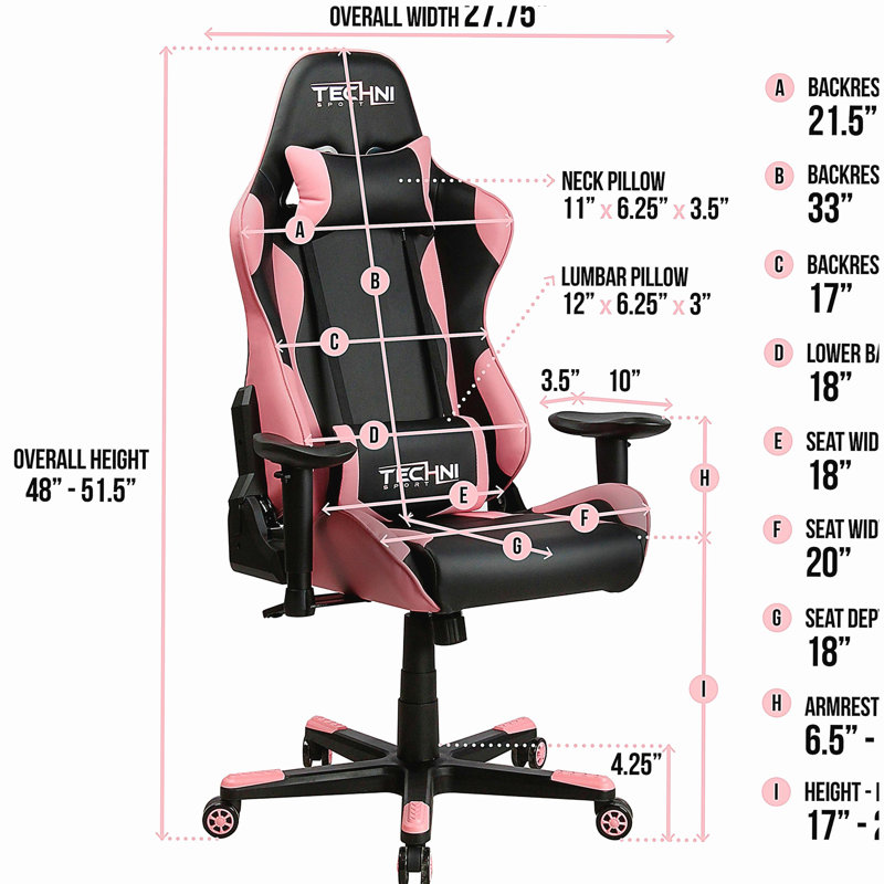 Fauteuil de jeu ergonomique Sport -4300
