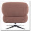 Chaise d'appoint pivotante rembourrée-365784598